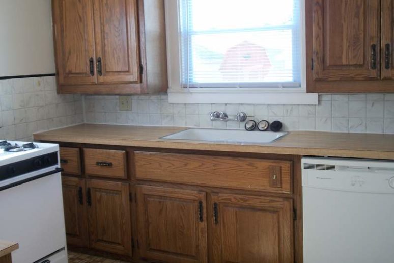Stove and dishwasher included in 2 BR Rental home in Evansville Indiana