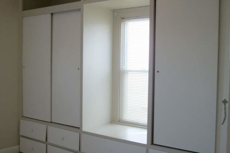 Built in Closets in 2 Br Rental home in Evansville Indiana